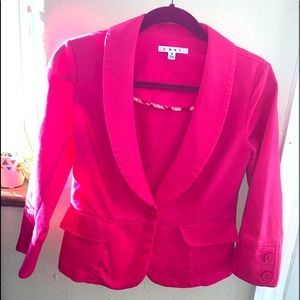 Hot pink Cabi jacket. Size 4.